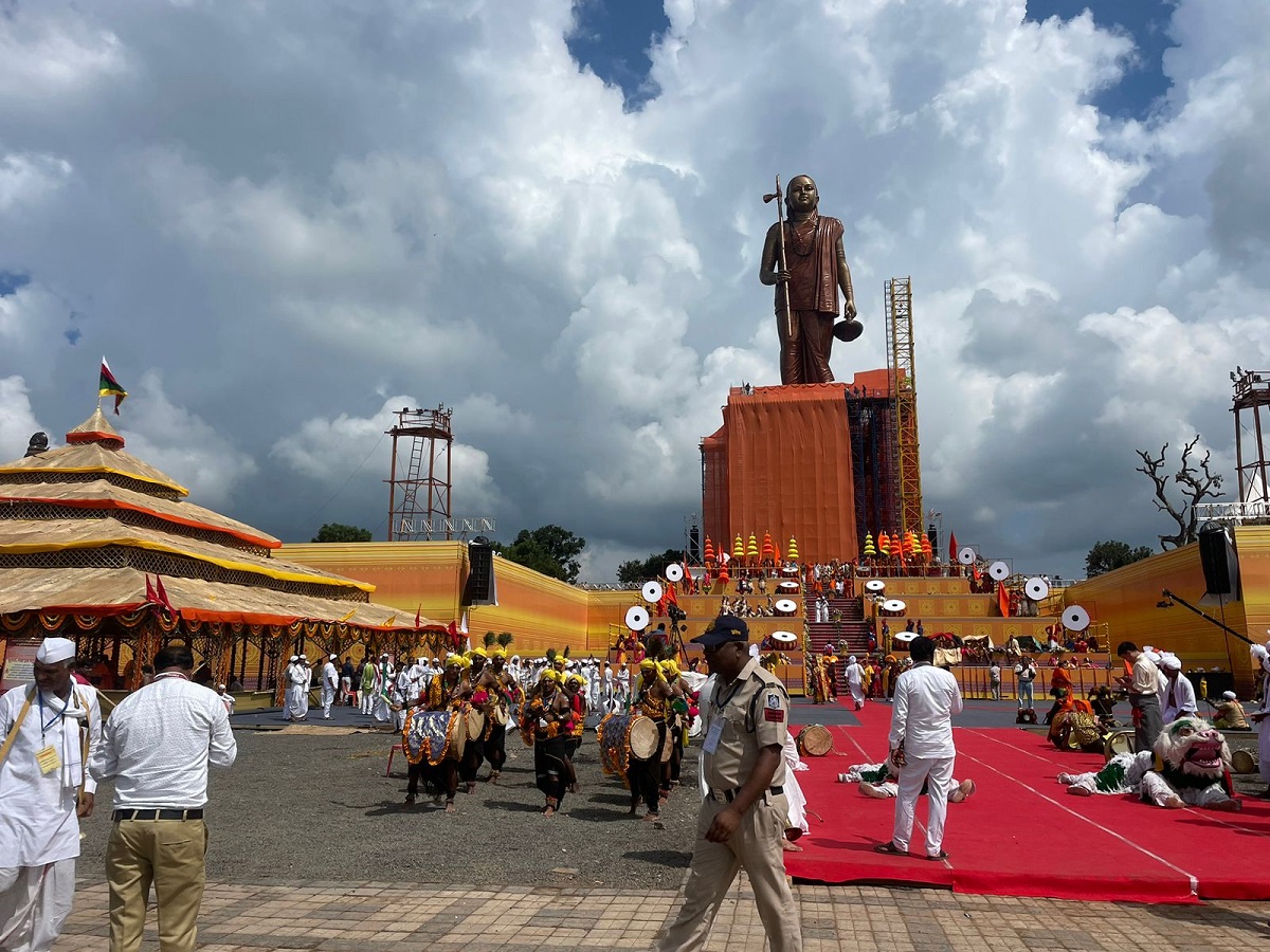 ओंकारेश्चर : आदि शंकराचार्य की 108 फीट ऊंची प्रतिमा का अनावरण, 500 वर्षों तक नहीं आएगी आंच