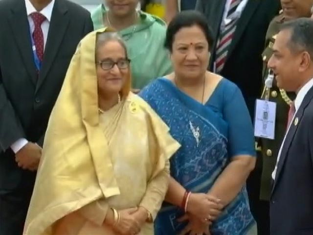 Bangladesh PM Sheikh Hasina Arrives In Delhi For G20 Summit