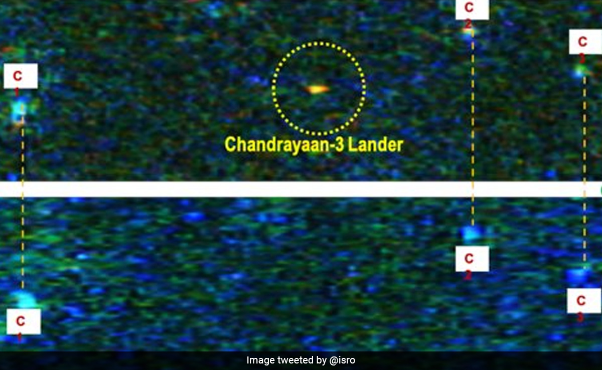 New Pic Of Chandrayaan-3 Lander, Courtesy Chandrayaan-2 Orbiter