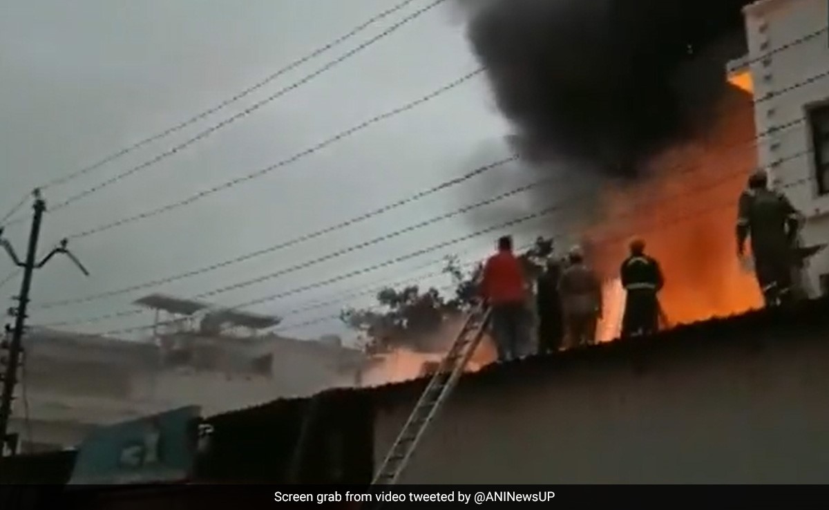 Fire Breaks Out At Electronic Factory In Uttar Pradesh's Ghaziabad