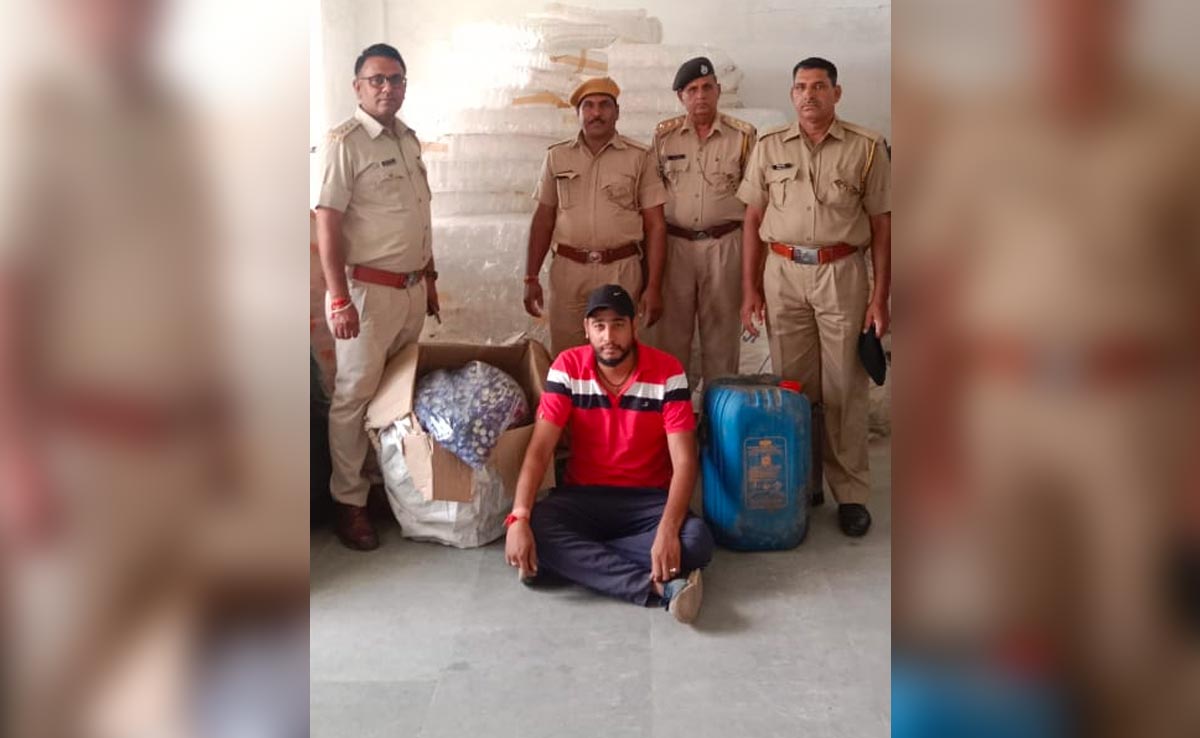 प्रतापगढ़ में नकली शराब बनाने वाली फैक्ट्री का भंडाफोड़, एक गिरफ्तार