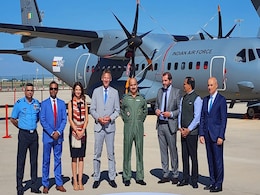 Air Force Receives Keys Of First C295 Tactical Airlifter From Airbus Air Force Receives Keys Of First C295 Tactical Airlifter From Airbus