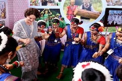 Watch: Priyanka Gandhi Joins Sua Dancers In Election-Bound Chhattisgarh Watch: Priyanka Gandhi Joins Sua Dancers In Election-Bound Chhattisgarh