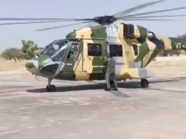 Rajasthan: Dhruv ALH Chopper Inducted In Border Force's Bikaner Fleet