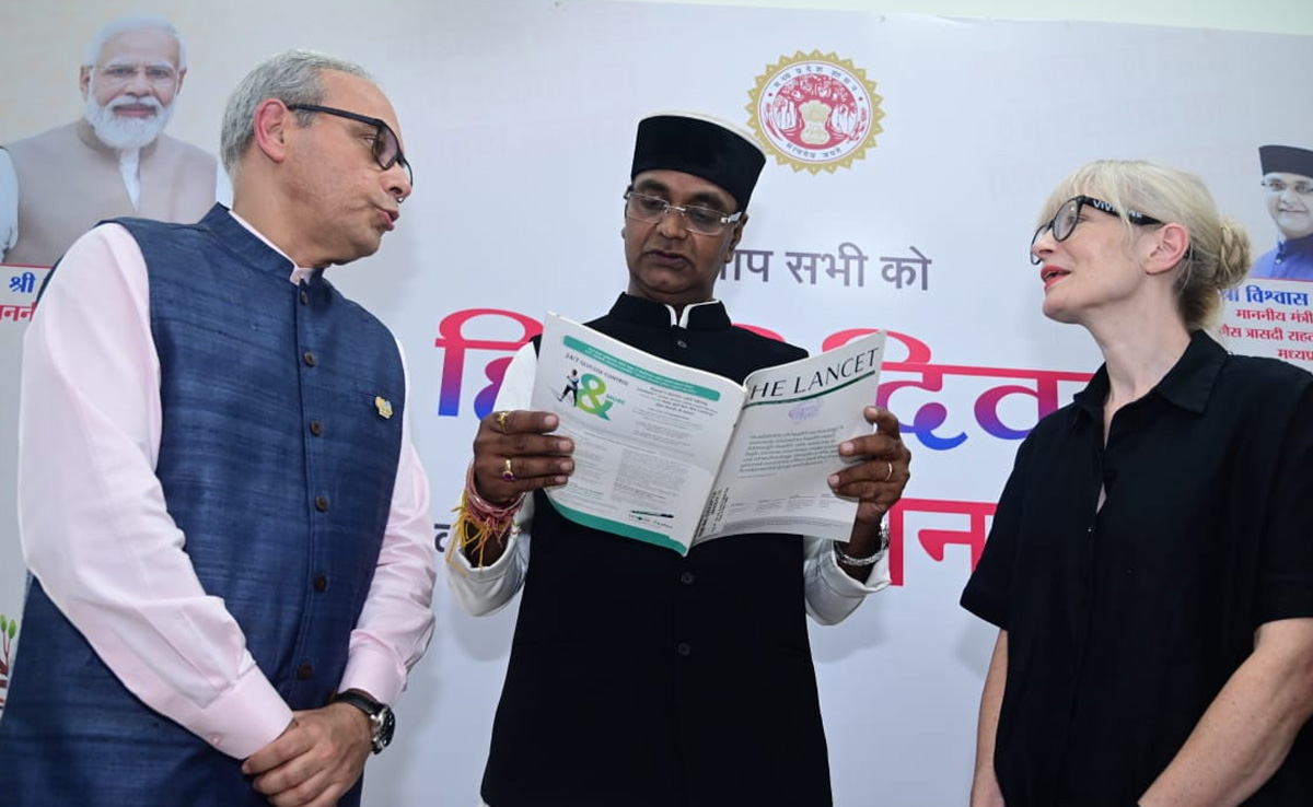 रिसर्च मैगजीन 'द लैंसेट' का पहली बार हिंदी में भी होगा प्रकाशन, स्वास्थ्य मंत्री सारंग का ऐलान