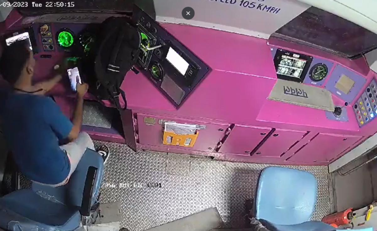 Video: Staff On Video Call Keeps Bag On Throttle, Train Derails In Mathura