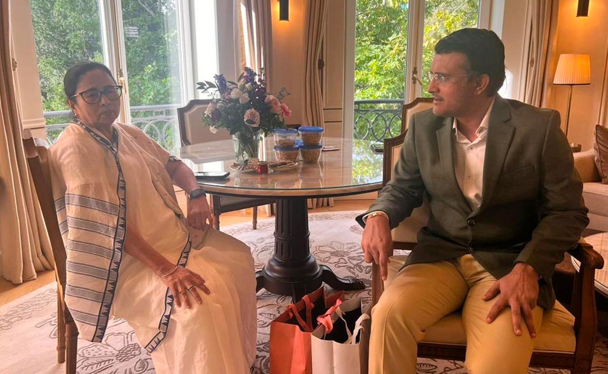 In Spain, A Meet Between Mamata Banerjee And Sourav Ganguly Over Football