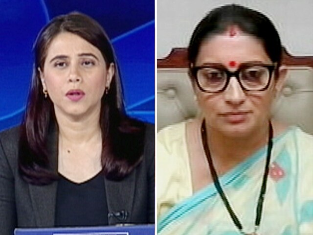 स्मृति ईरानी ने कहा-  कांग्रेस चाहती तो 2010 से 2014 के बीच महिला आरक्षण कर सकती थी पास