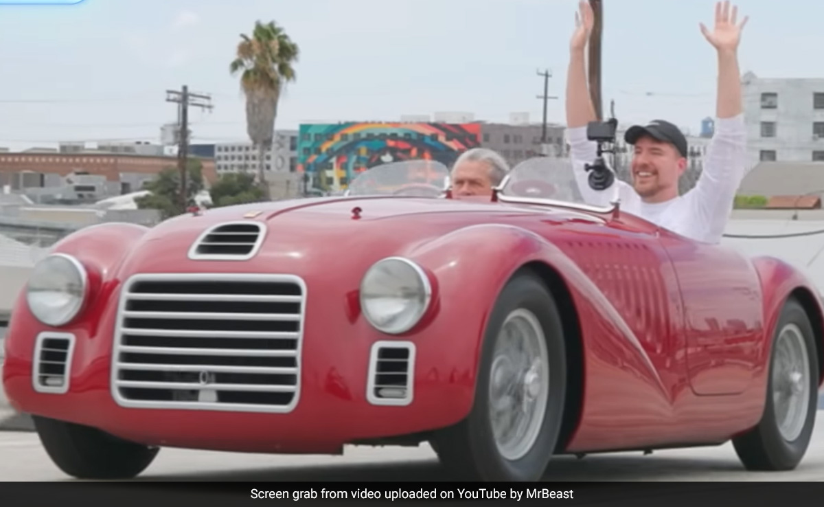 Watch: YouTuber MrBeast Rides In World's Most Expensive Car, Valued At $100 Million