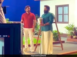 "Two Legends In One Frame": Internet Reacts As MS Dhoni Joins Superstar Mohanlal For Ad Shoot - See Pics "Two Legends In One Frame": Internet Reacts As MS Dhoni Joins Superstar Mohanlal For Ad Shoot - See Pics