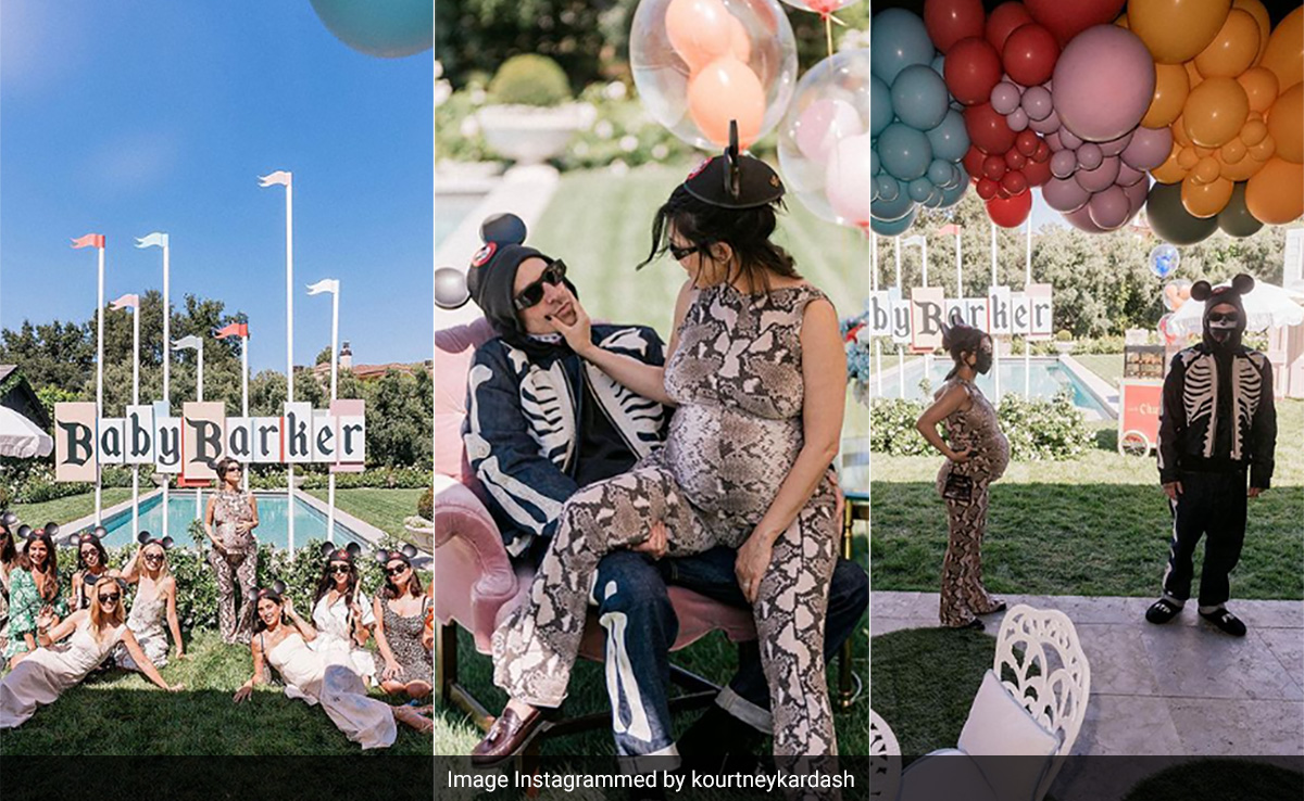 Kris Jenner Turned Her Home Into The "Happiest Place On Earth" For Kourtney Kardashian And Travis Barker's Disney Baby Shower