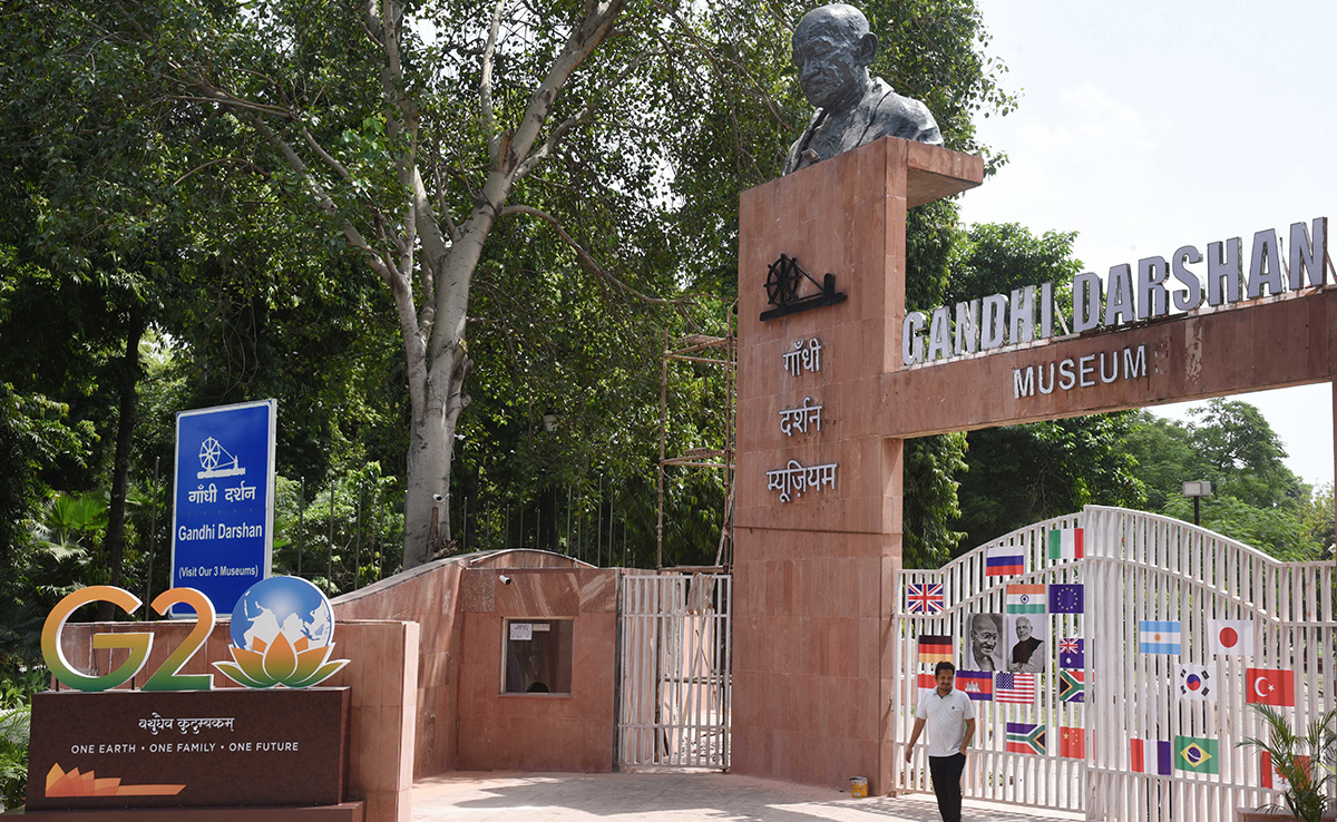 In Pics: New Mahatma Gandhi Statues At Rajghat Ahead Of Mega G20 Summit