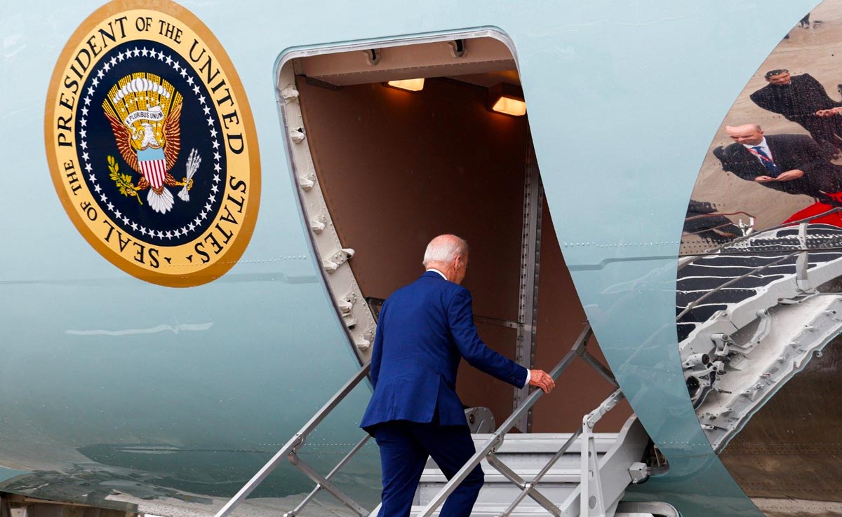 US President Joe Biden Leaves Delhi After Attending G20 Summit, Heads To Vietnam