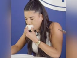 Woman Creates World Record By Eating 500 Grams Cheese In 1 Min. Viewer Says "I Vomited Twice"