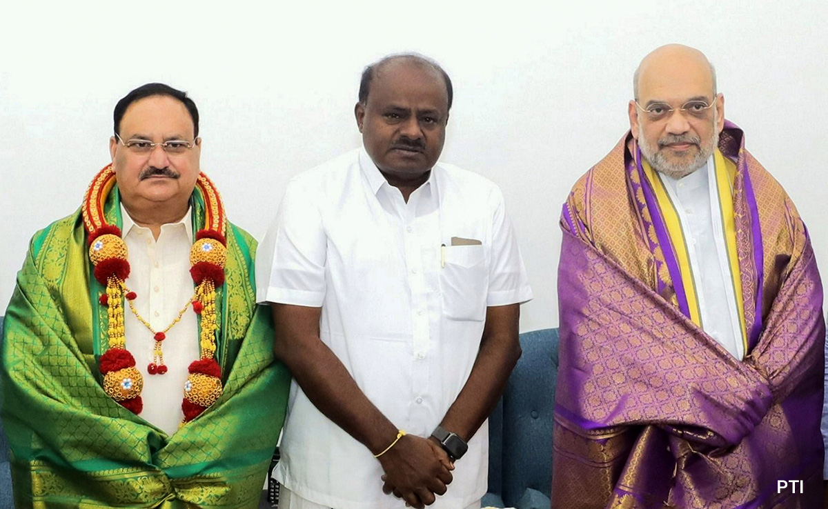 Numbers To Win 1, BJP-JDS Alliance Fields 2 Candidates For Rajya Sabha Polls