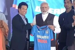Watch: Sachin Tendulkar's Special Gift As PM Narendra Modi Lays Foundation Stone For New Stadium Watch: Sachin Tendulkar's Special Gift As PM Narendra Modi Lays Foundation Stone For New Stadium