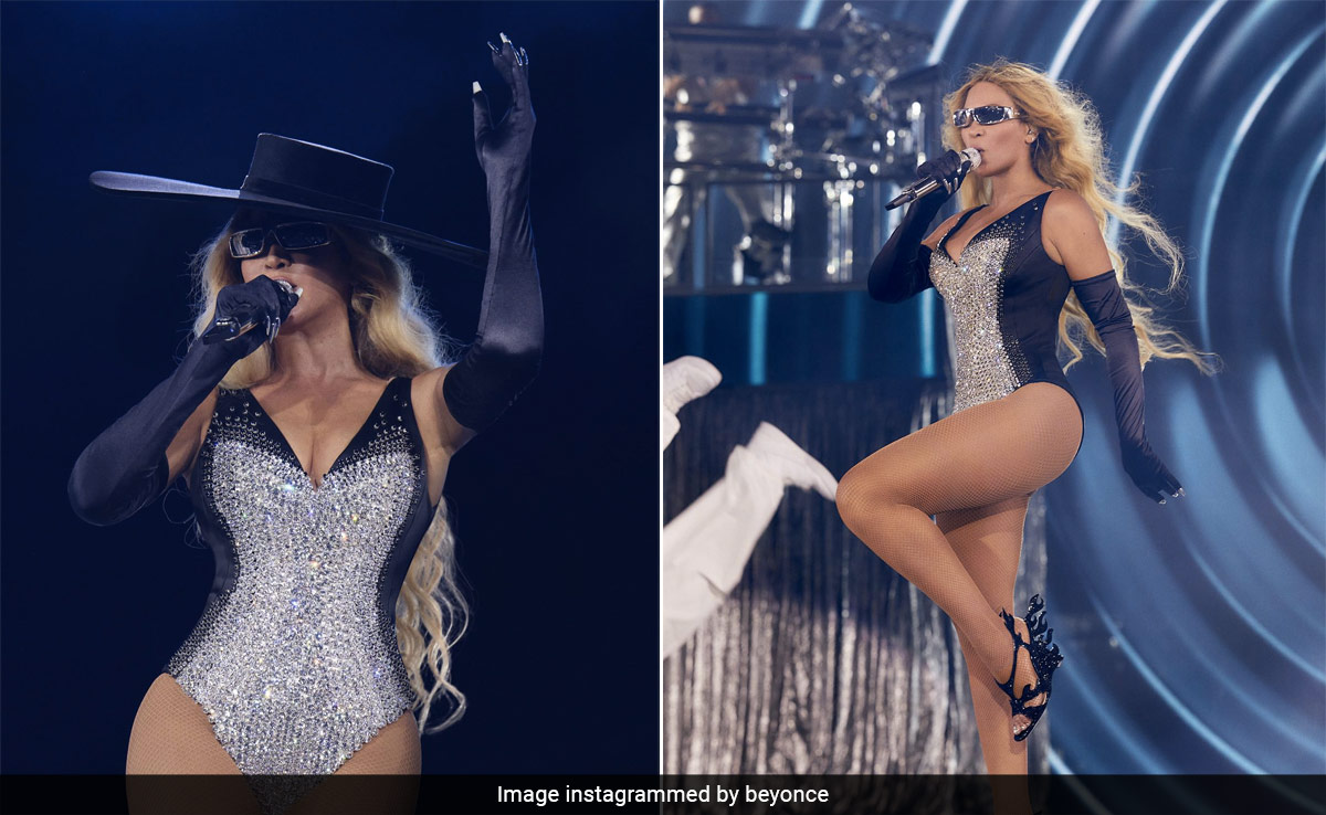 Beyonce's Dazzling Glamour In A Shimmering Bodysuit Is Fit For A Mayor Of Santa Clara