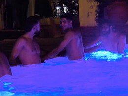 Watch: Virat Kohli, Rohit Sharma Showcase Epic Pool Dance After India's Thumping Win Over Pakistan