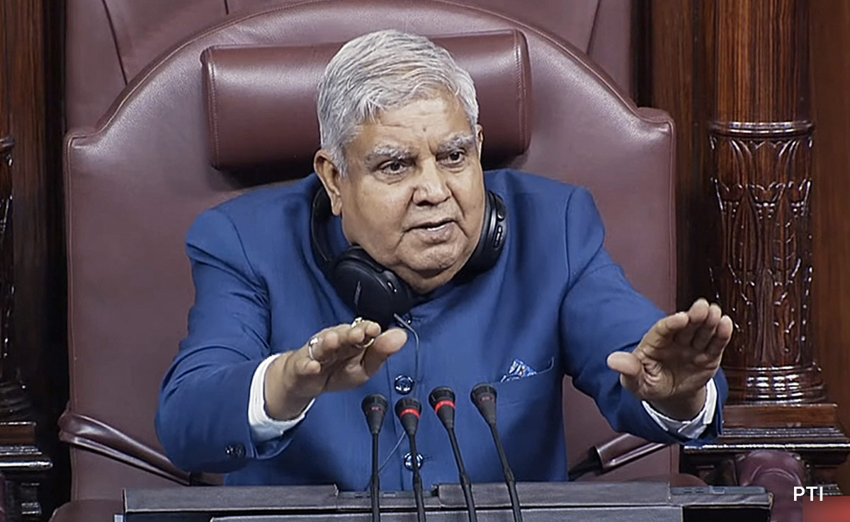 For How Long You Will Justify Disruptions? Jagdeep Dhankhar To Opposition