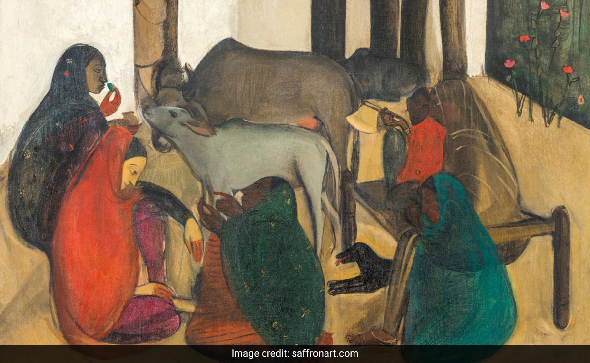 Amrita Sher-Gil's 'The Story Teller' Fetches Record Rs 61.8 Crore At Auction
