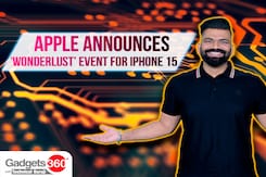 Gadgets 360 With Technical Guruji: Apple Announces 'Wonderlust' Event for iPhone 15 Gadgets 360 With Technical Guruji: Apple Announces 'Wonderlust' Event for iPhone 15