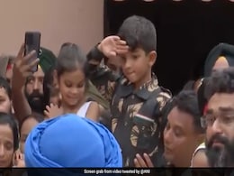 Son's Salute In Military Uniform For Colonel Killed In Action In Kashmir Son's Salute In Military Uniform For Colonel Killed In Action In Kashmir