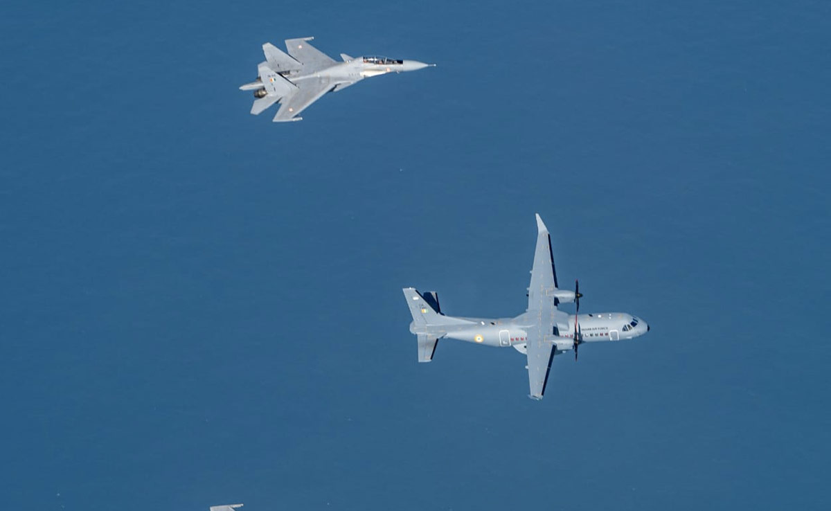 MP News: भोपाल में लड़ाकू विमानों ने दिखाए करतब, एयरफोर्स की टीम ने किया रिहर्सल