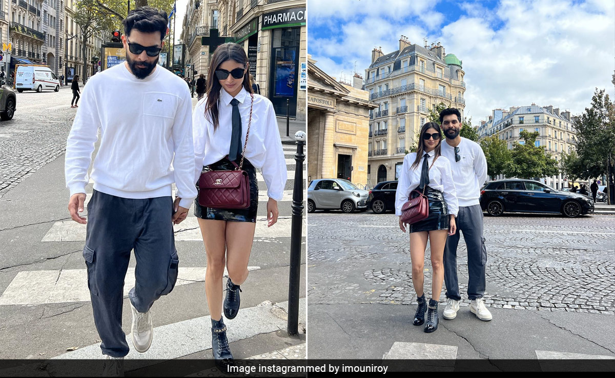 Mouni Roy And Suraj Nambiar's Paris Travel Style Is Chic In White Outfits