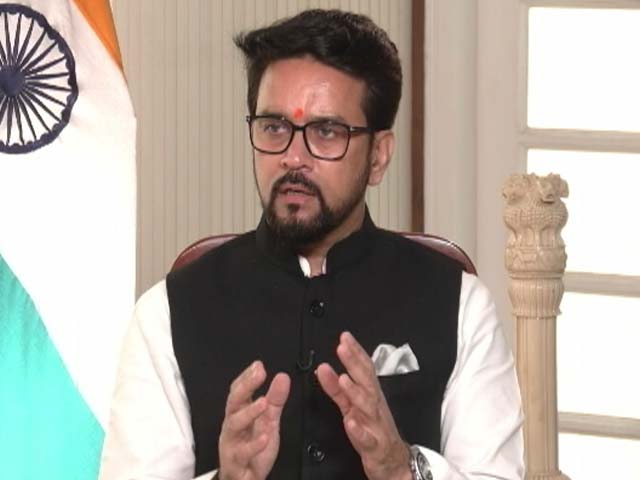 NDTV Exclusive: Anurag Thakur Hits Out At Opposition, Says They Don't Believe In Having A Discussion