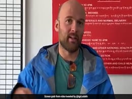 German Tourist Falls Sick During Trekking Expedition, Rescued By Ladakh Police German Tourist Falls Sick During Trekking Expedition, Rescued By Ladakh Police