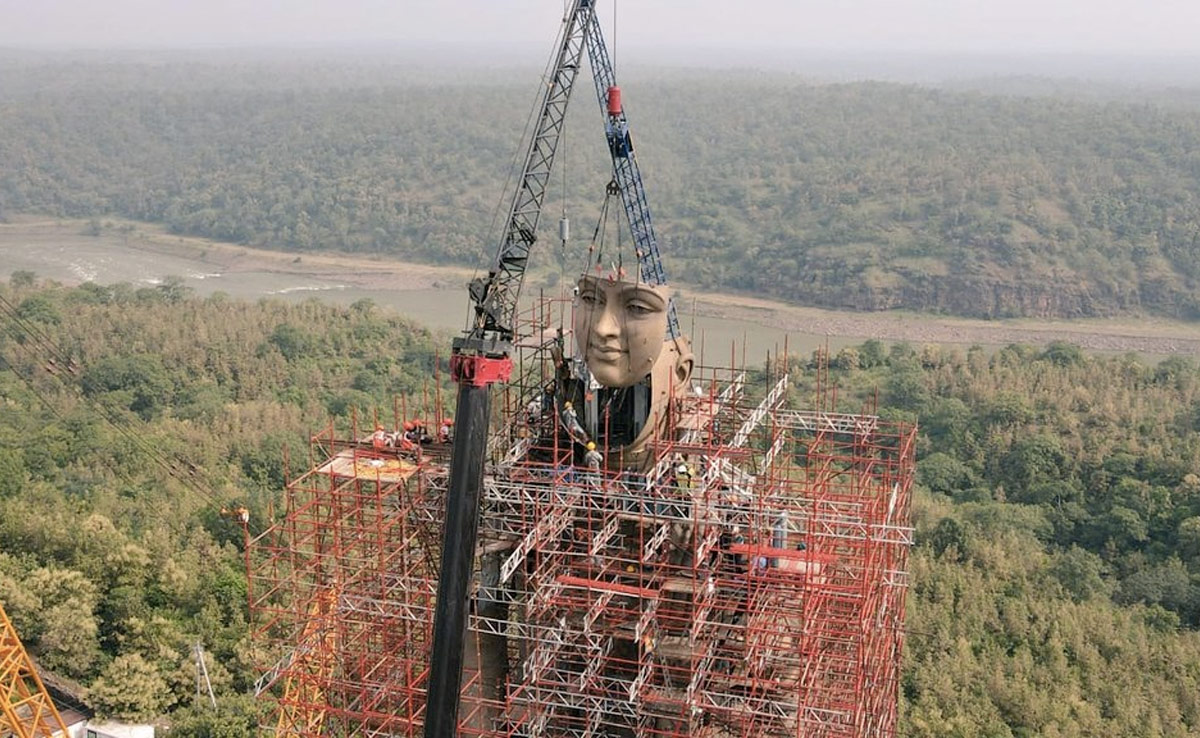 बारिश से चलते आदि शंकराचार्य की मूर्ति का अनावरण टला, अब 21 सितंबर को होगा अनावरण