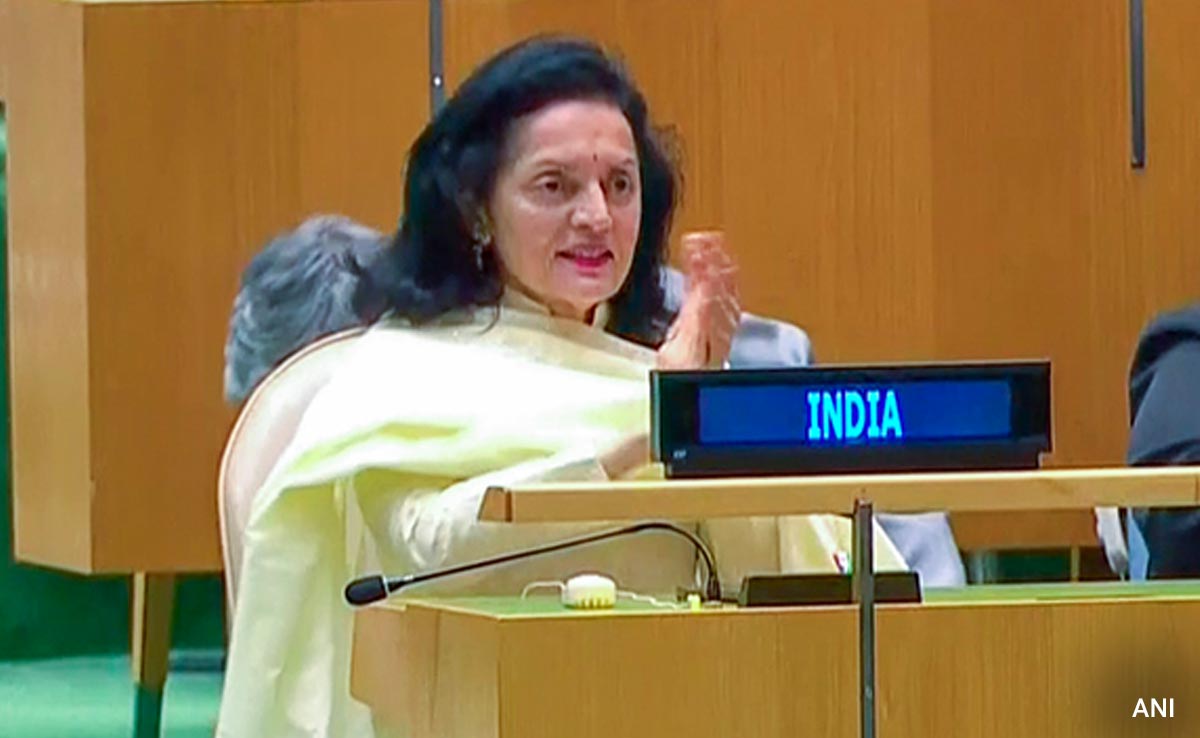 India Shows Model On Behalf Of G4 Nations For Reformed UN Security Council
