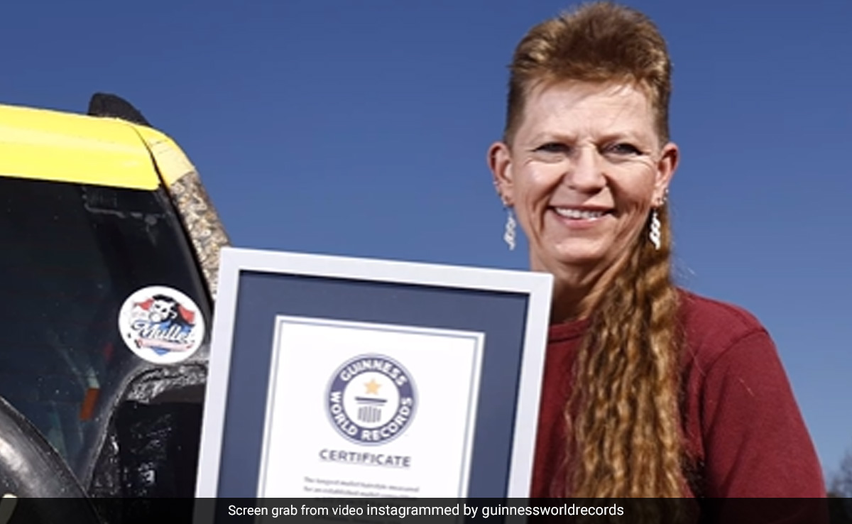 US Woman Breaks World Record For Longest Mullet