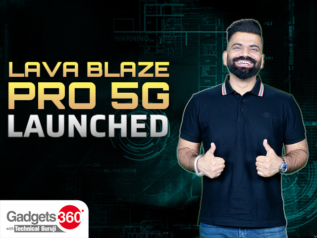 Gadgets360 With TG: Lava Blaze Pro 5G With MediaTek Dimensity 6020  Chip Launched in India