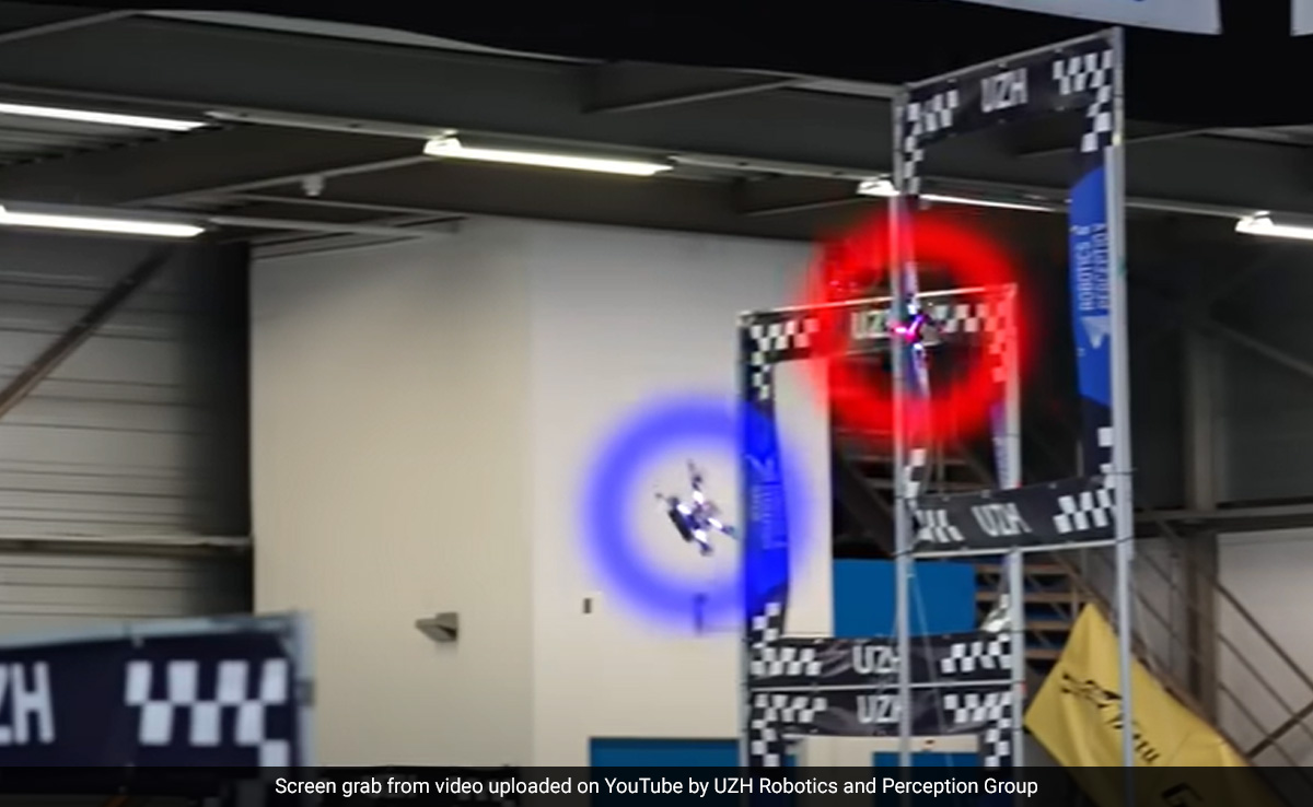 AI-Powered Drone Beats World-Champion Human Pilots For The First Time