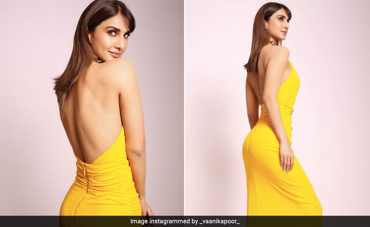 Vaani Kapoor In A Backless Sunshine Yellow Dress Will Take You Back To Summer