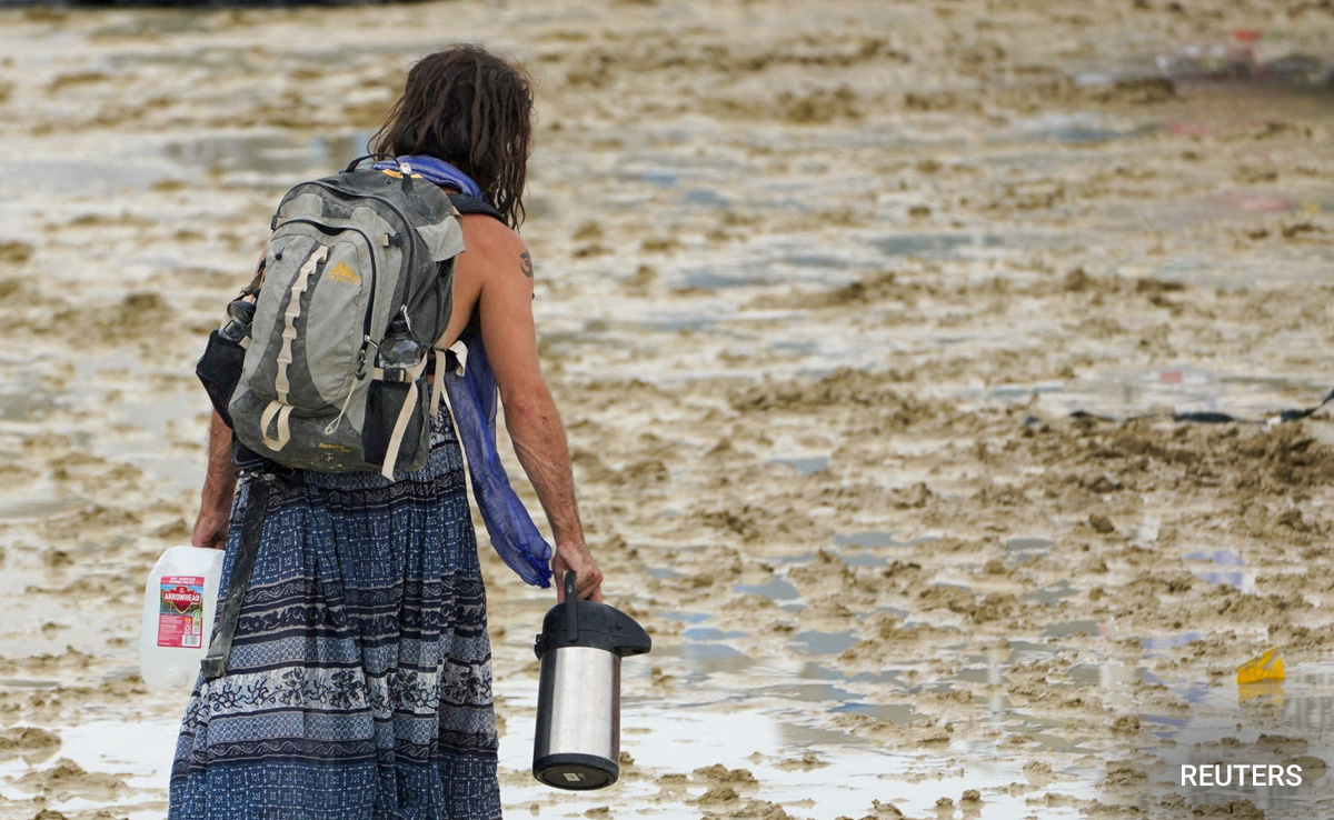 "Harrowing Hike Through Heavy Mud": US Music Festival Ruined By Rain, 1 Dead