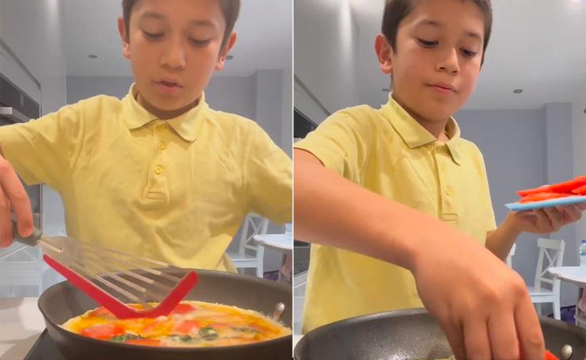 11-Year-Old Impresses Internet With His Quick 10-Minute Breakfast Recipe