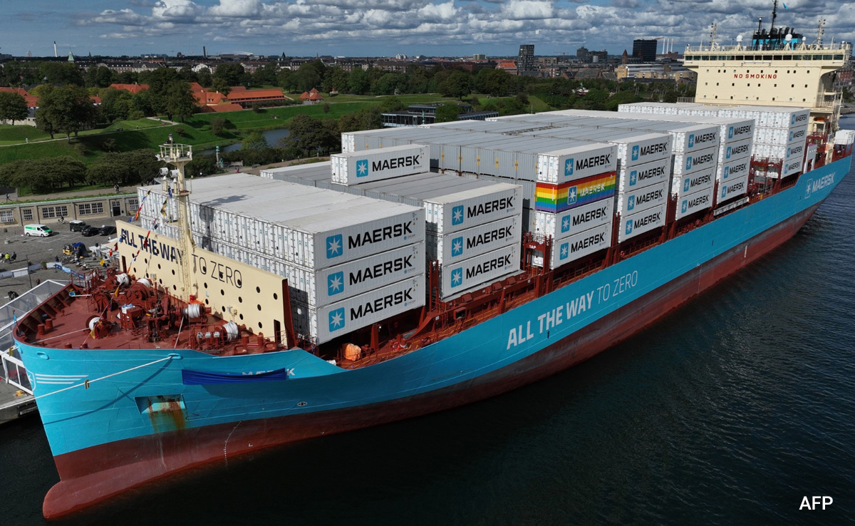 World's 1st Bio-Methanol Container Ship "Laura" Unveiled In Denmark