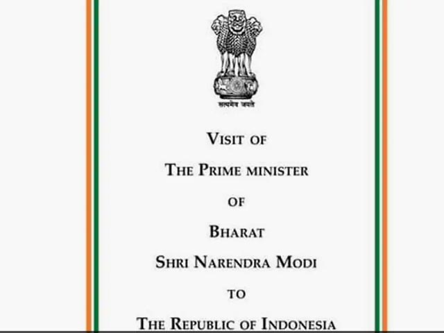 Now, 'Prime Minister Of Bharat' Adds Fuel To Name-Change Fire