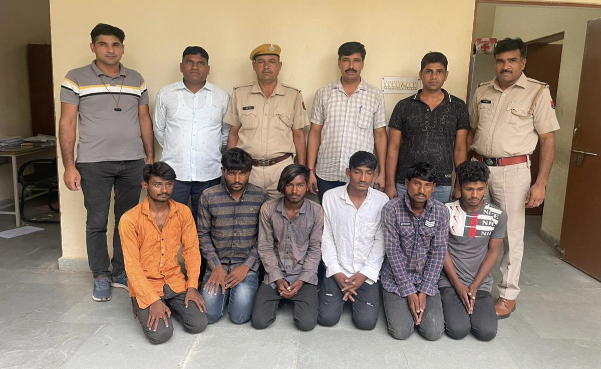 सीकरः कालबेलिया गैंग के 6 शातिर चोरों को पुलिस ने किया गिरफ्तार, कई जिलों में कर चुके हैं चोरी