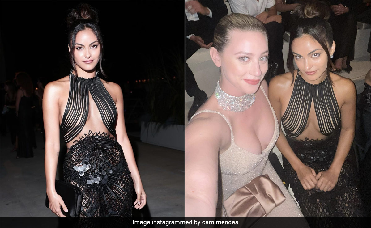 When In Venice, Camila Mendes Served Sizzling Fashion With Her Black Gown