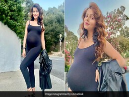 Rubina Dilaik Embraces Her Baby Bump In A Daring Black Bodysuit, Pics Inside Rubina Dilaik Embraces Her Baby Bump In A Daring Black Bodysuit, Pics Inside