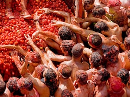 Watch: Spain's Famous Annual La Tomatina Festival Celebrates Its 76th Anniversary Watch: Spain's Famous Annual La Tomatina Festival Celebrates Its 76th Anniversary