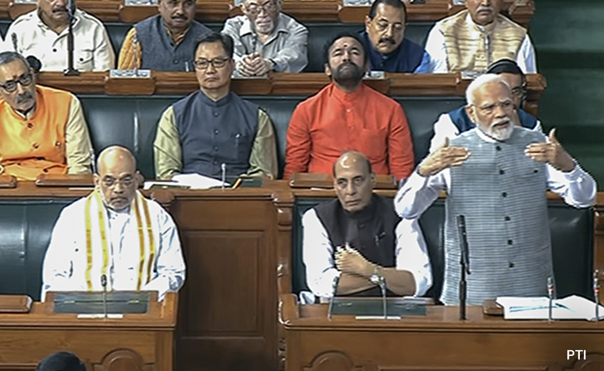 On PM Modi's Telangana Speech In Parliament, Rebuttal From KCR's Son