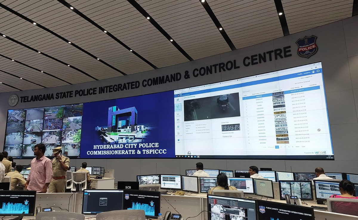 5 Lakh Cameras And A Helipad: Hyderabad Police's New 'War Room'