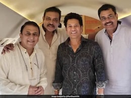 Varanasi Cricket Stadium: Tendulkar, Shastri, Gavaskar Depart For Foundation Stone Laying Ceremony Varanasi Cricket Stadium: Tendulkar, Shastri, Gavaskar Depart For Foundation Stone Laying Ceremony