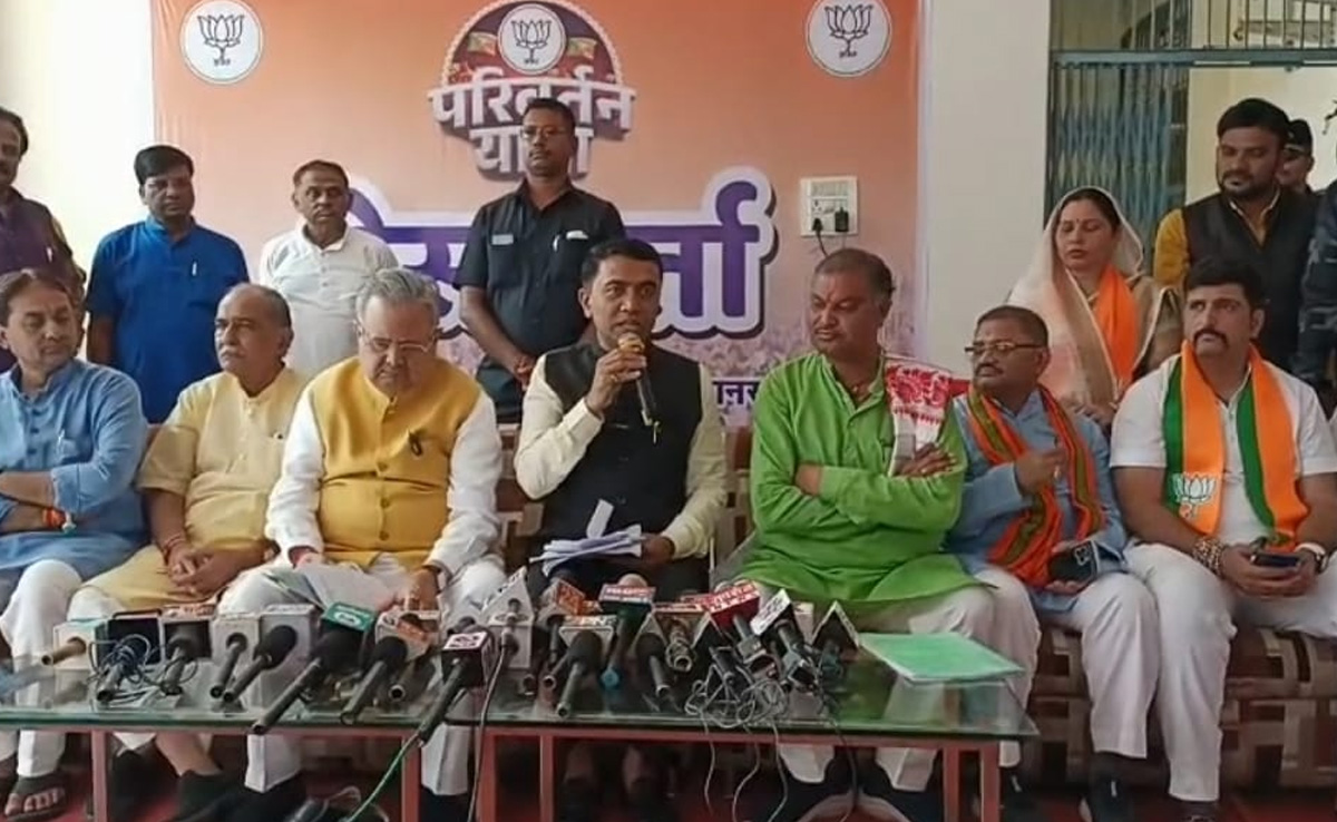 "कांग्रेस सरकार अपना रिपोर्ट कार्ड पेश करे" गोवा के CM प्रमोद सावंत ने साधा निशाना