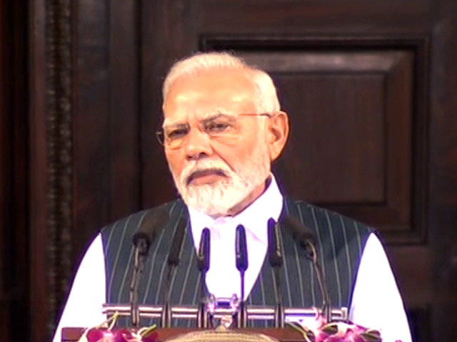 "Revoked Article 370 Here," Says PM Modi In Old Parliament