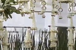 परिणीति-राघव की शादी के वेन्यू की शानदार सजावट परिणीति-राघव की शादी के वेन्यू की शानदार सजावट